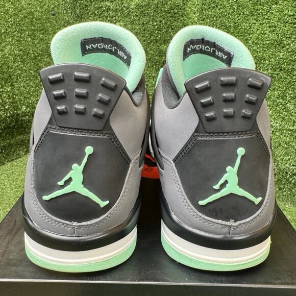 Size 11 - Jordan 4 Retro Green Glow 2013 308497-033 OG Gray Cool Infrared - Picture 2 of 5